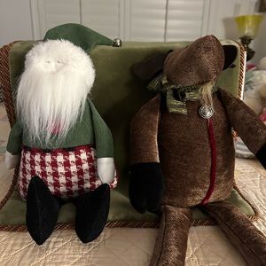 Musical Santa and Moose. Woof Poof
